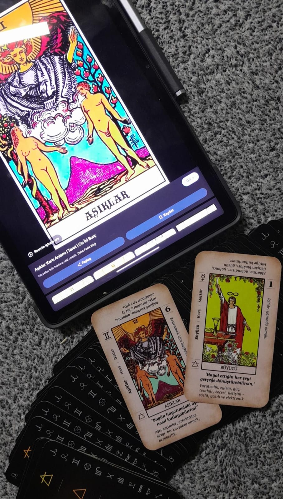 Tarot kartları ile danışmanlık seansı – Alef Atelier Bursa